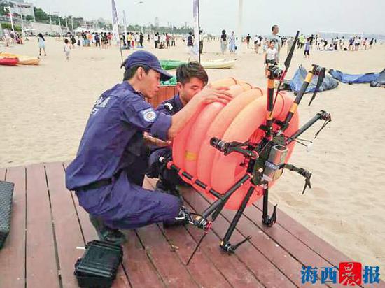 厦门曙光救援队将启用无人机。