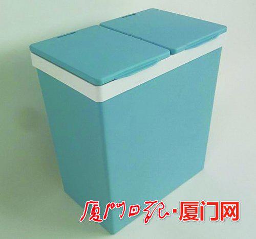 20L多用双盖垃圾桶