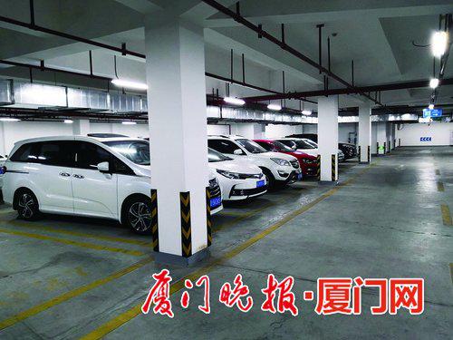 小区入住率不高,但即使白天,车库里也停了不少车。