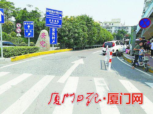 余先生上个月发生事故的现场。(余先生供图)
