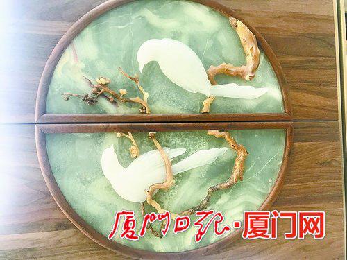 ▲精美的玉石制品