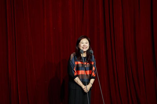 台湾文化创业产业联盟协会荣誉理事长李永萍致辞